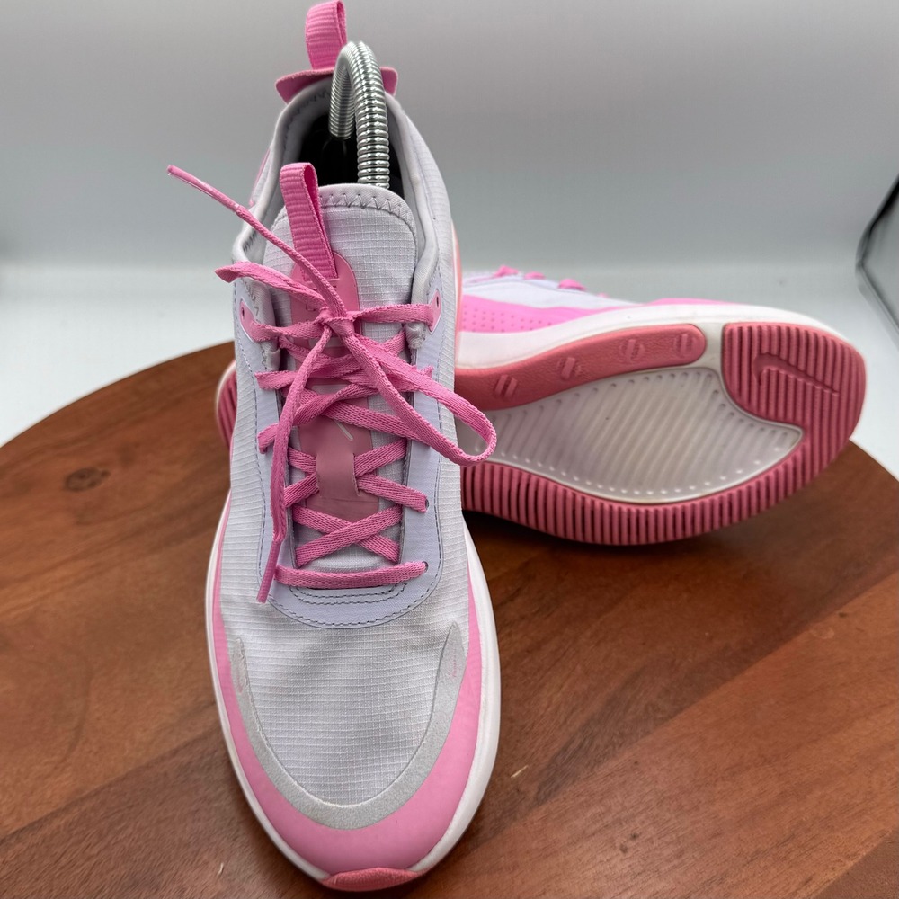 Nike‎ Womens Air Max Dia Sneaker White Pink Athletic Shoe Size 8 AQ4312-501
